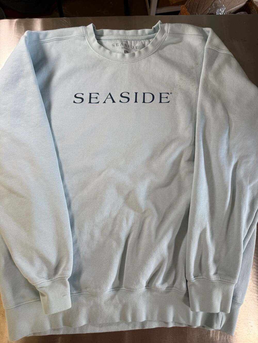 The Seaside Style Seaside 'The New Town The Old Ways' Graphic Sweatshirt Light B